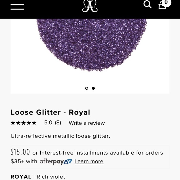 Anastasia Beverly Hills Loose Glitter in Royal - Picture 5 of 7